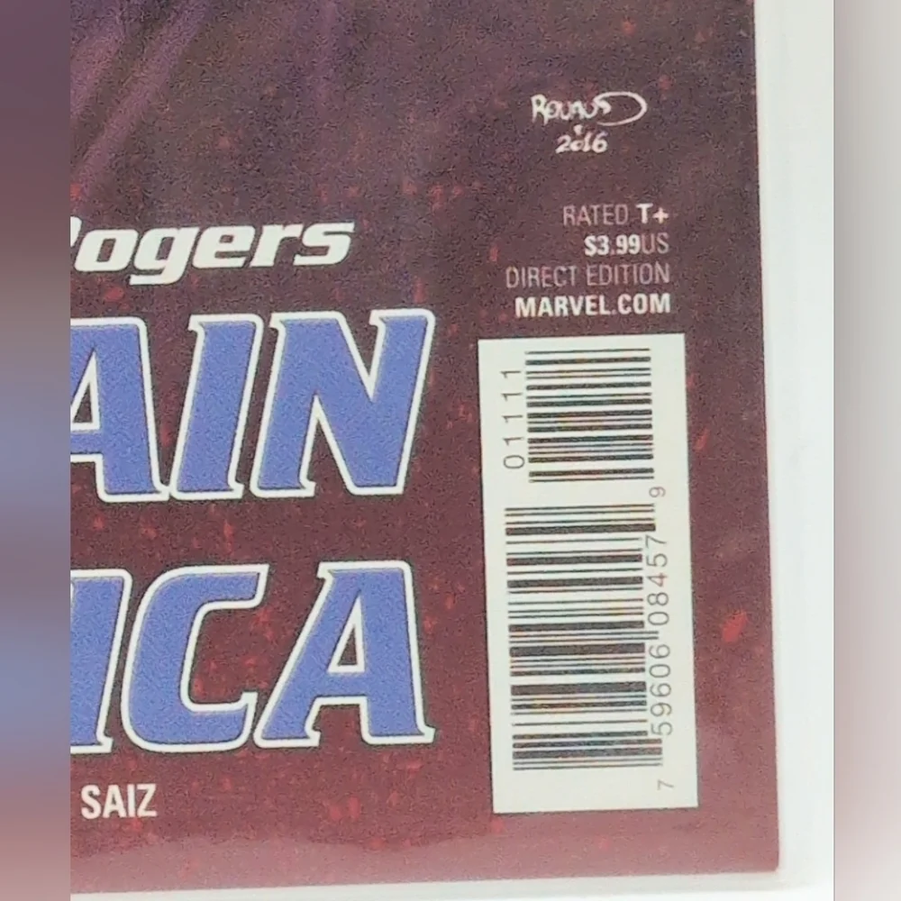 Marvel Captain America Steve Rogers # 11 Comic